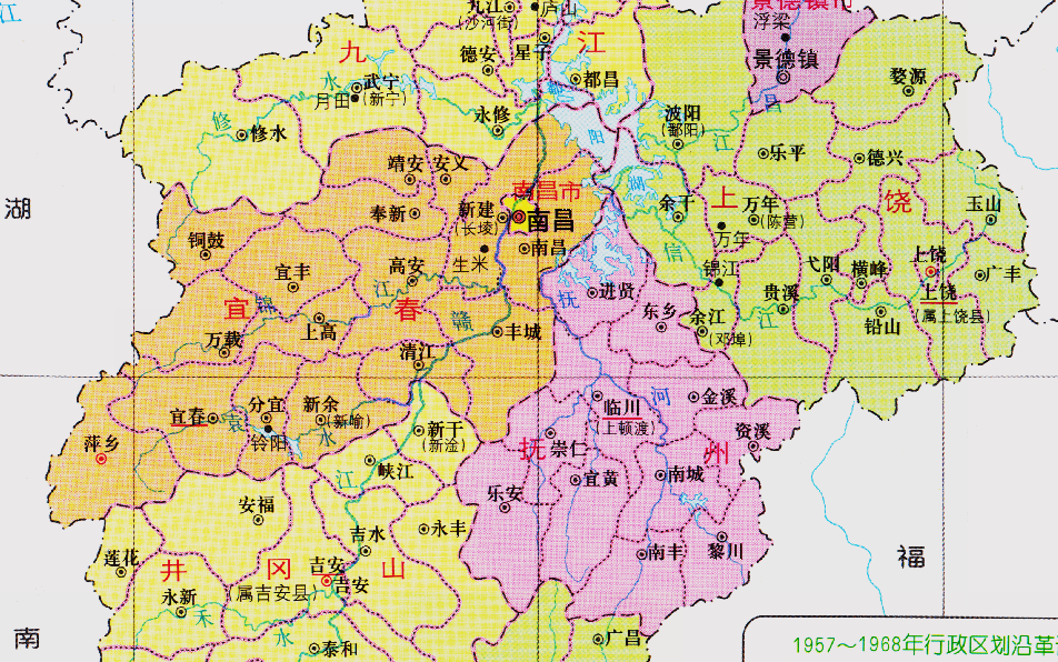 江西省的区划调整11个地级市之一宜春市为何有10个区县