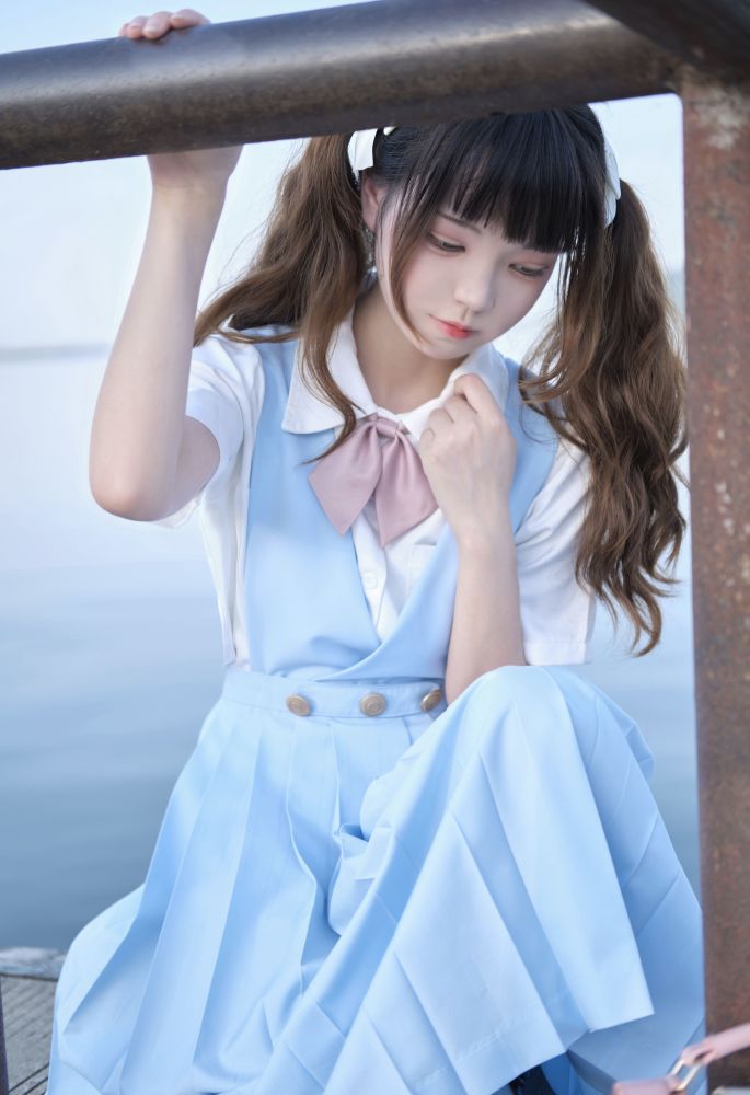 jk少女,双马尾小朋友