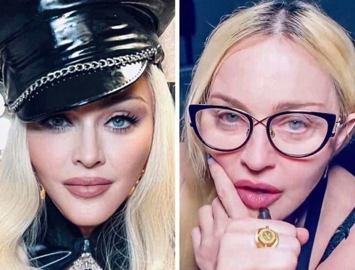 16位欧美女明星化妆照vs素颜照对比图片