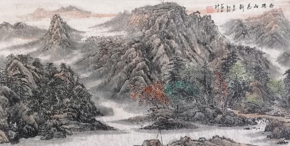 范文升精品山水画赏析