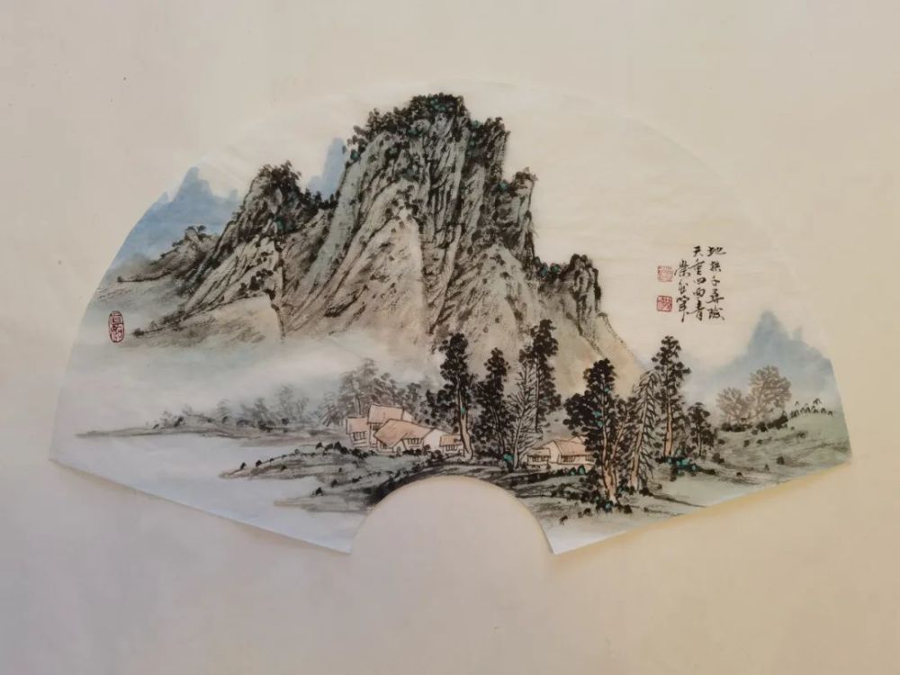 白崇然先生扇面山水(100幅)