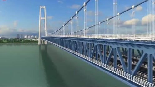 中国建造1700米跨江大桥,却没有一个桥墩?