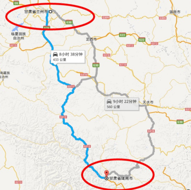 213国道,248国道,213国道再由九红草原风光路转入213国道,川汶公路