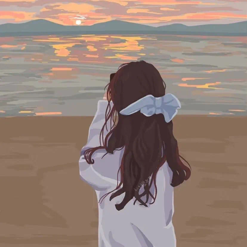 校园不明显情侣头像