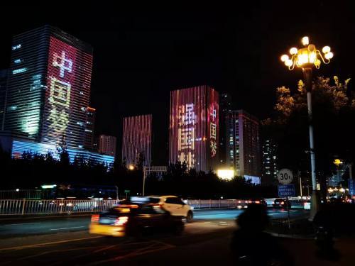 灯光璀璨迎国庆!石家庄夜景亮化工程明日全部完工
