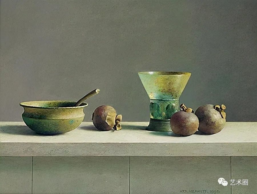 荷兰当代超写实静物画家哈勒曼特的静物油画作品