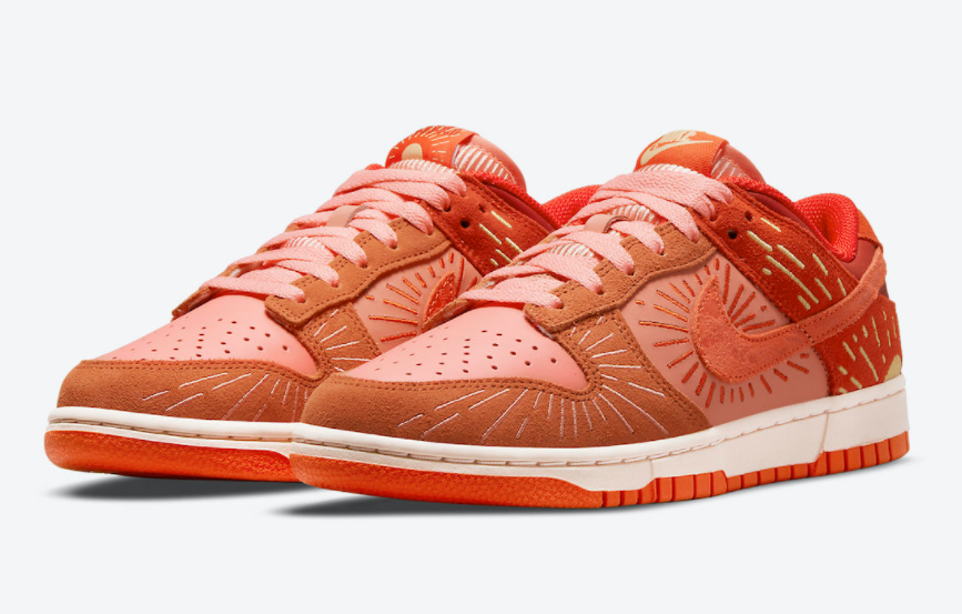 落日刺绣点缀!全新nike dunk"冬至"首度曝光!