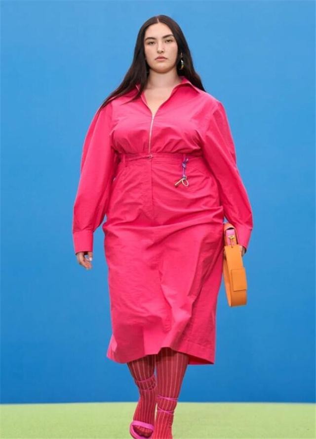 20岁大码模特yumi nu,胖而不腻,曲线好:分享胖女孩如何塑形