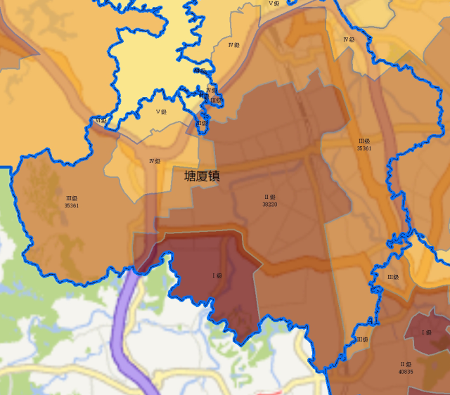 东莞房价地图发布!作为未来限房价出让的重要参考