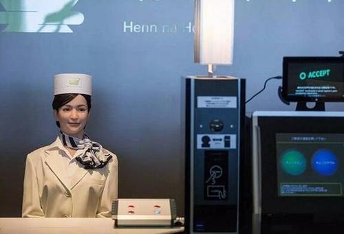 日本机器人酒店:内部没有一个活人,机器人都学会日本鞠躬国粹