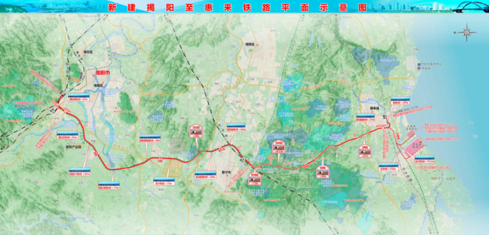 关注|揭惠铁路初步设计获批复,普宁设3站