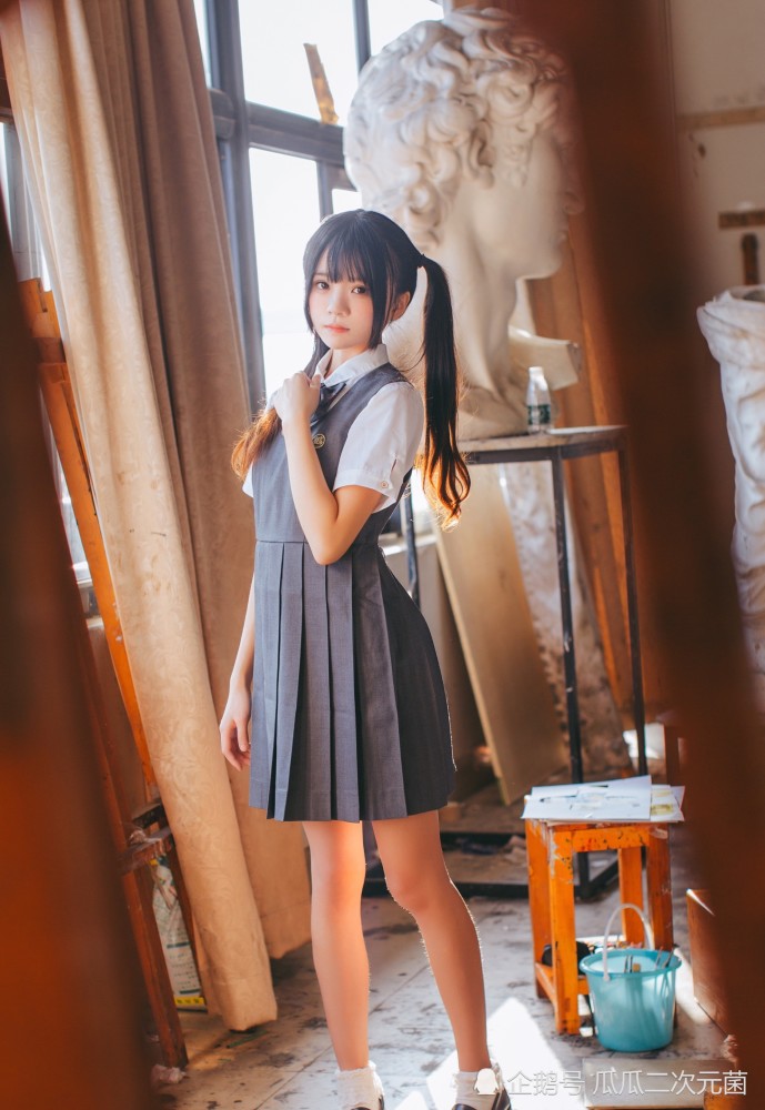 cosplay欣赏丨jk画室少女丨cos正片