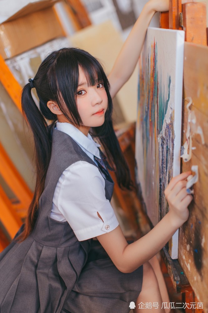 cosplay欣赏丨jk画室少女丨cos正片