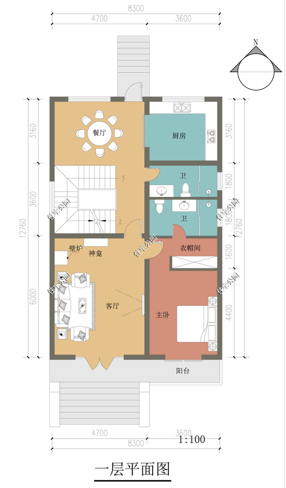 农村建房没有堂屋能行吗?分享15套带堂屋的户型,总有一套适合你