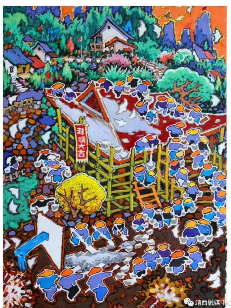 靖西市9幅农民画作品入围"幸福小康 美好生活"全国农民画作品展