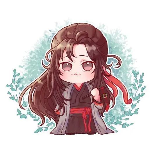 魔道祖师可爱的q版形象羡羡一脸无奈江澄表情傲娇