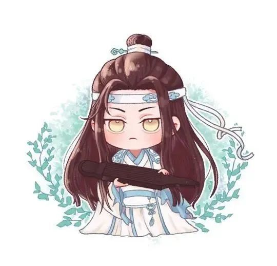 魔道祖师可爱的q版形象羡羡一脸无奈江澄表情傲娇