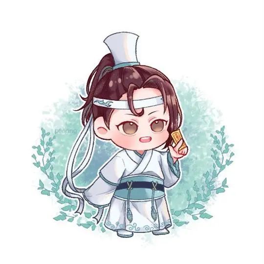 魔道祖师可爱的q版形象羡羡一脸无奈江澄表情傲娇