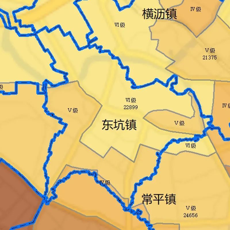 东莞市商品住房价格地图来了!