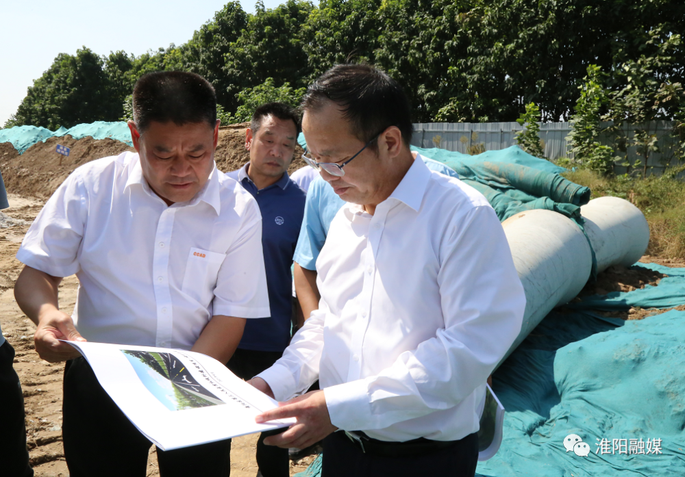 淮阳区委书记张建党调研城区道路建设