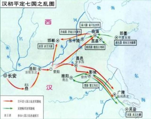 不过叛军在进攻梁国时遇到了巨大阻力,梁国是汉景帝的弟弟刘武的封地