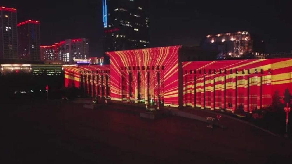 灯光璀璨迎国庆!石家庄夜景亮化贺佳节
