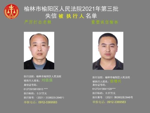 榆林发布一批老赖名单,80后男子欠款2000元上榜