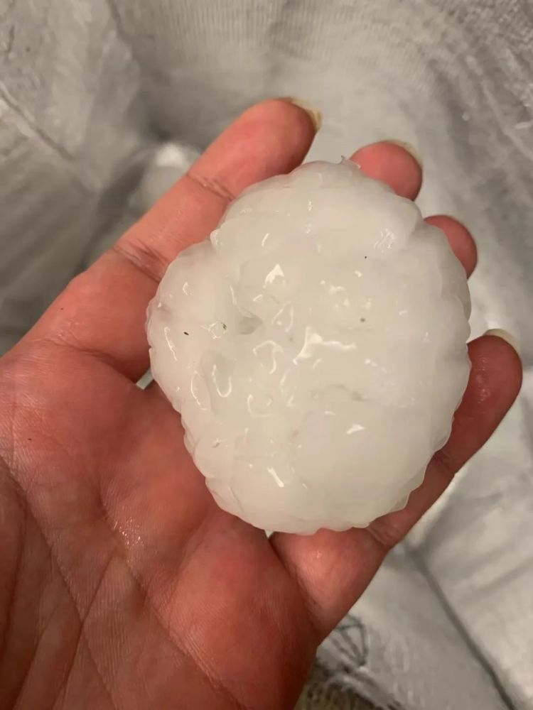 鸡蛋大冰雹!辽宁大连遭遇强降雨和冰雹天气