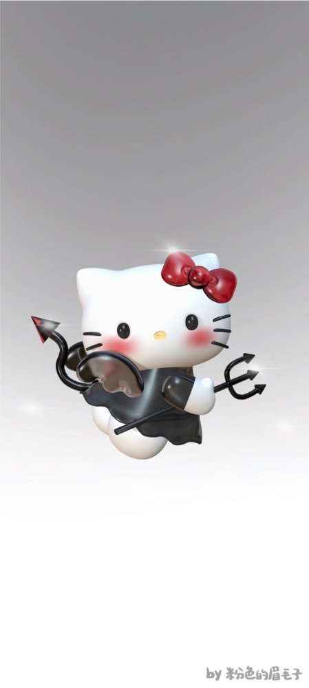 壁纸Ⅰhellokitty全屏3d壁纸