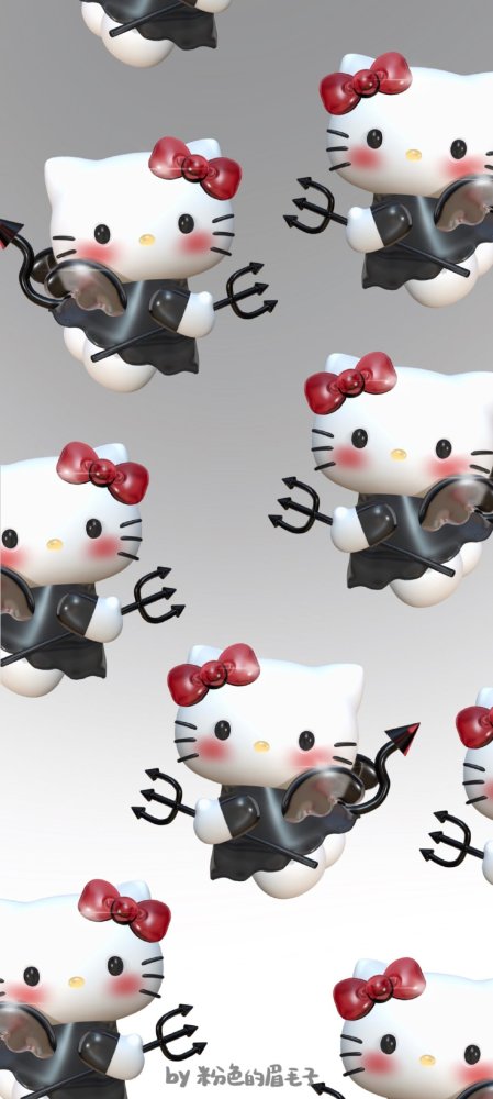 壁纸Ⅰhellokitty全屏3d壁纸