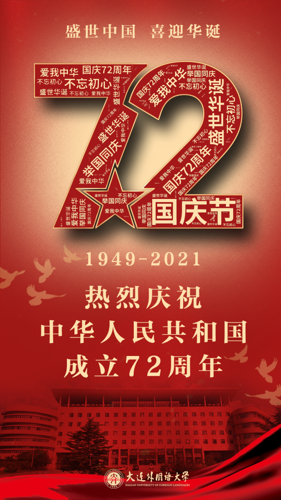 锦绣河山,盛世中国,喜迎72华诞!