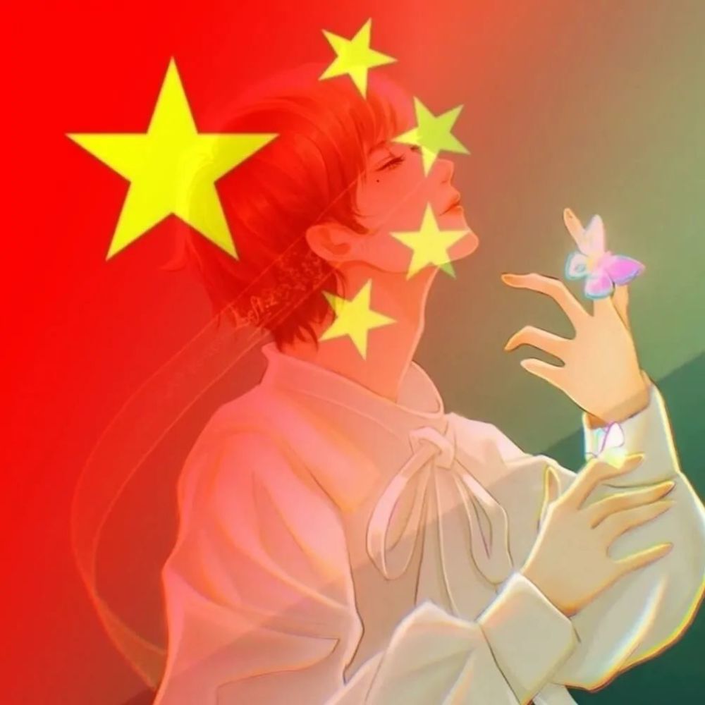 国庆情侣头像|如果信念有颜色 那一定是中国红