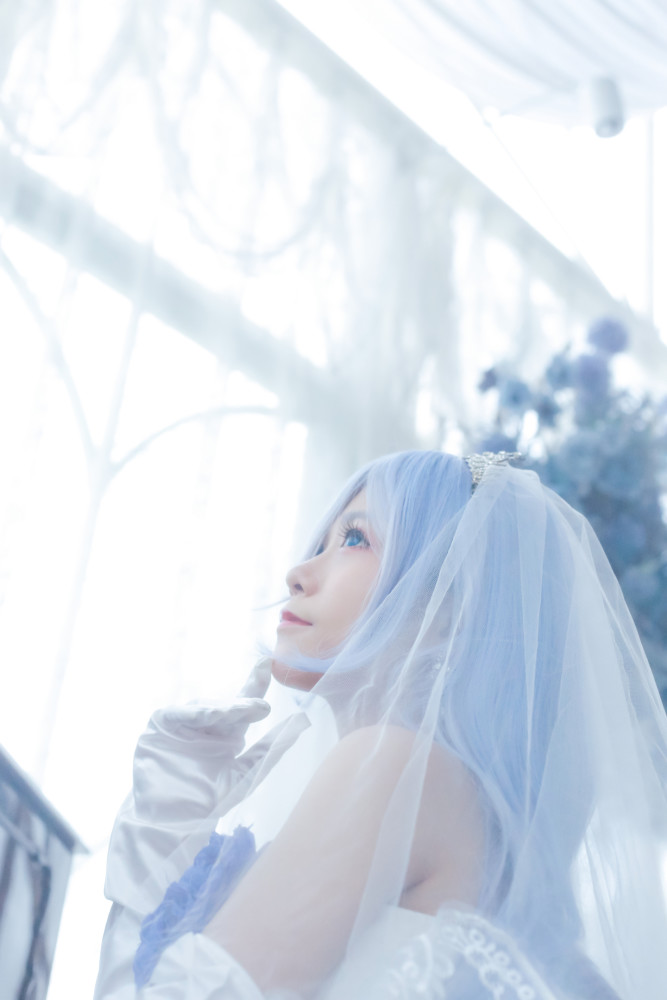 雷姆花嫁cosplay