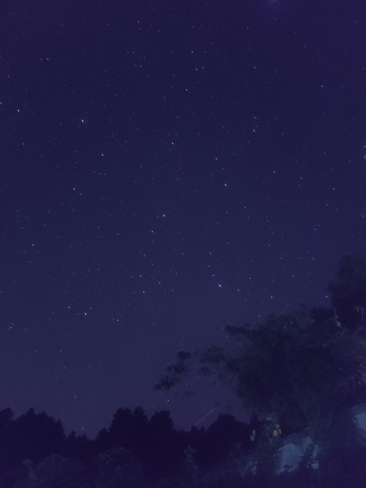 用手机也可以拍星空呢oppok3