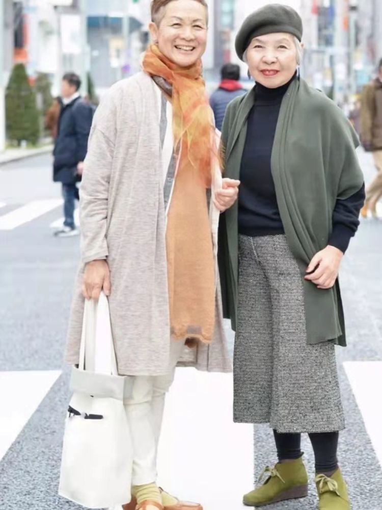 谁说老年人不懂时尚这群6070岁的日本奶奶比年轻人还会打扮