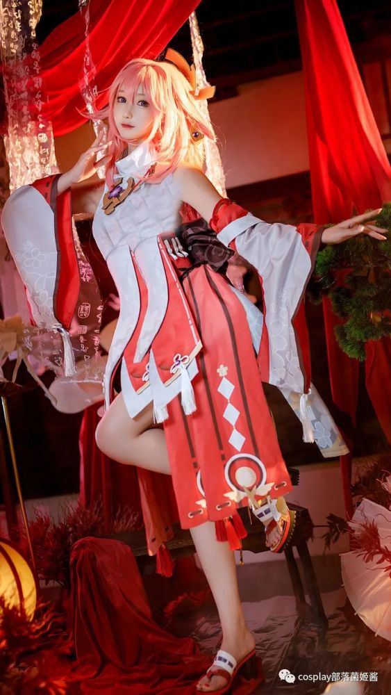 cos:原神八重神子cos正片@羽生三未