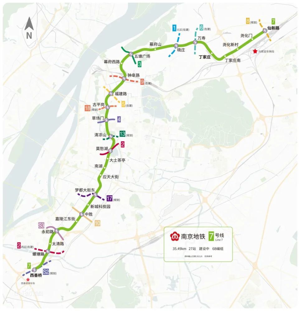 南京地铁多条线路迎来重要进展!涉7号线,1号线北延,宁句城际等