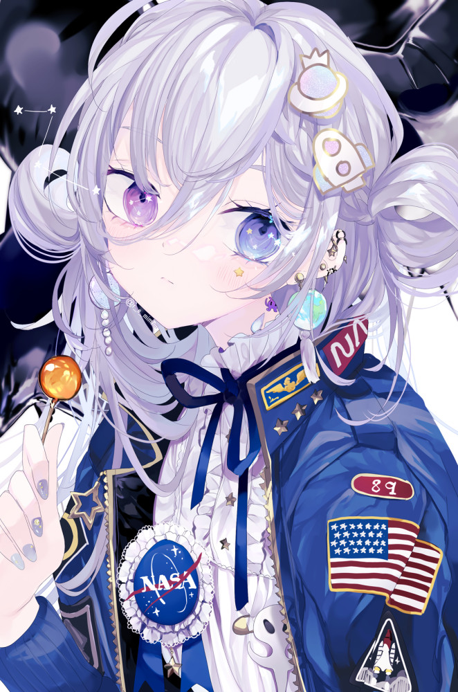值得珍藏的美图:唯美闪亮的二次元少女插画