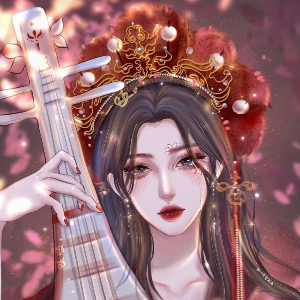 微信头像|超仙的手绘国潮风动漫女生头像,还有宝青坊主头像!