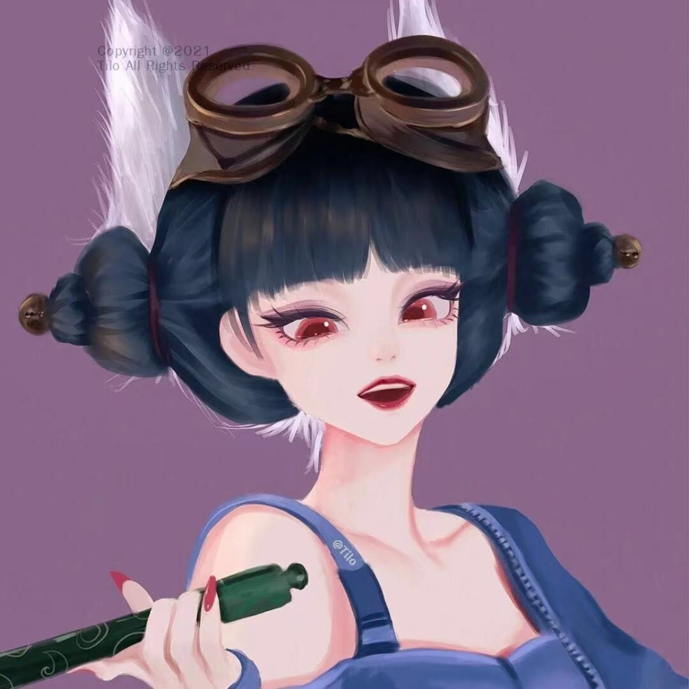 微信头像超仙的手绘国潮风动漫女生头像还有宝青坊主头像