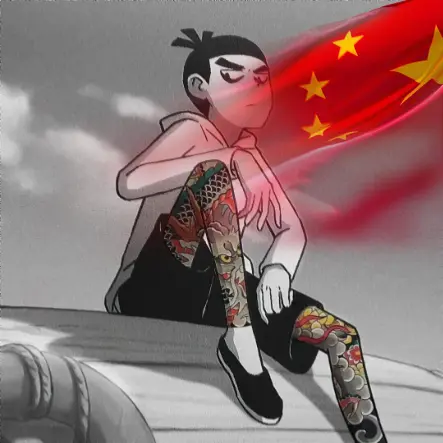 带国旗的头像
