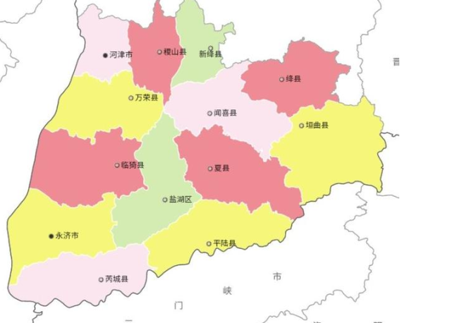 山西省的区划调整,11个地级市之一,运城市为何有13个区县?