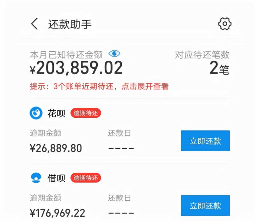 网友逾期234天20万借呗被关闭网友欠的钱怎么办呢