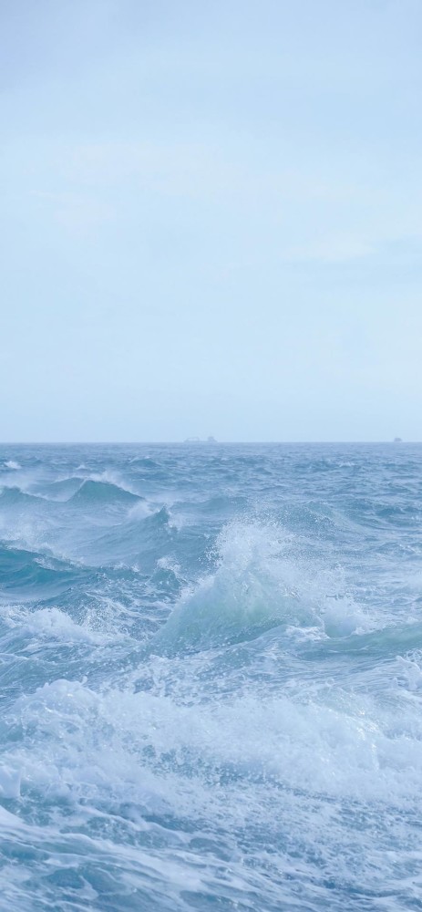 永远热爱夏日黄昏的海和你背景图