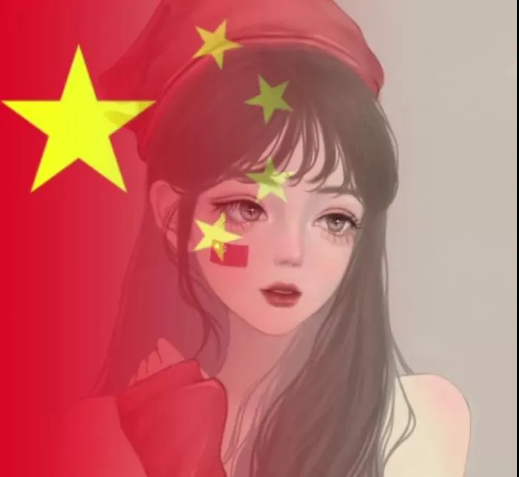 国庆头像|你与国旗皆心上.