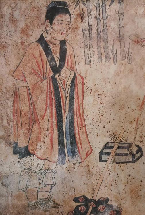 内蒙古古墓发现《降真》升仙图,充满男性幻想,墓主只有14岁