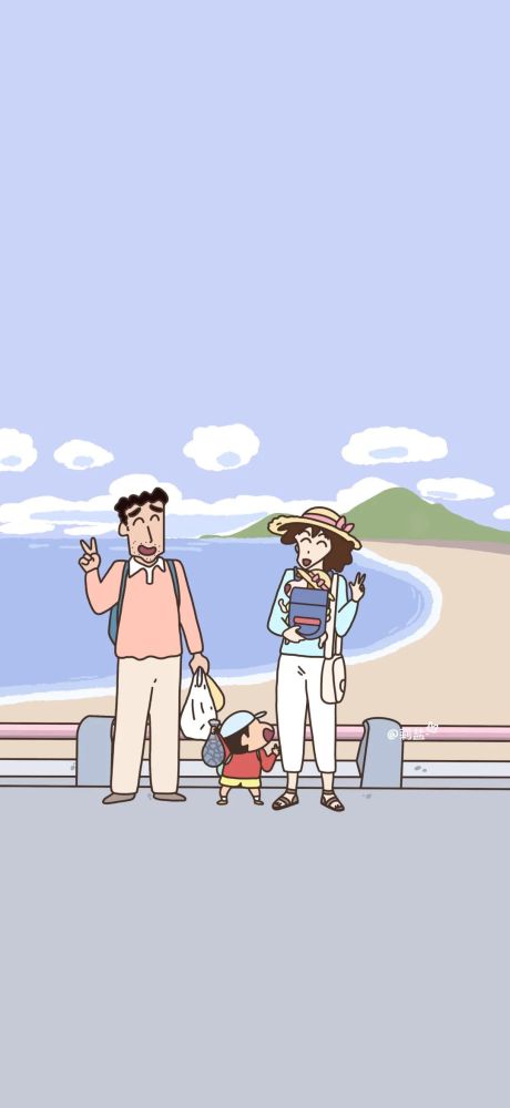 超治愈的蜡笔小新壁纸