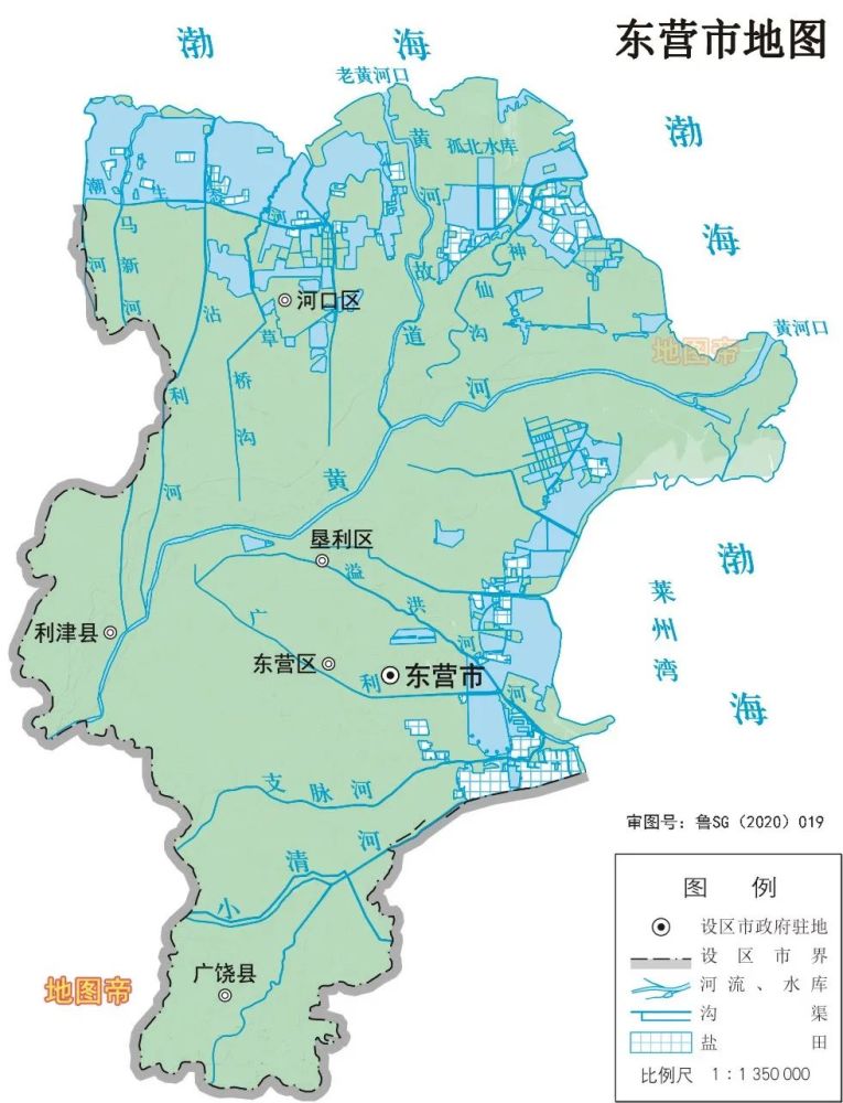 17张地形图,快速了解山东省各市