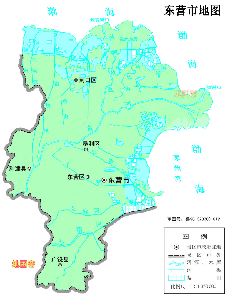 东营,位于山东北部,黄河入海口的三角洲地带,东临渤海,与滨州市,淄博