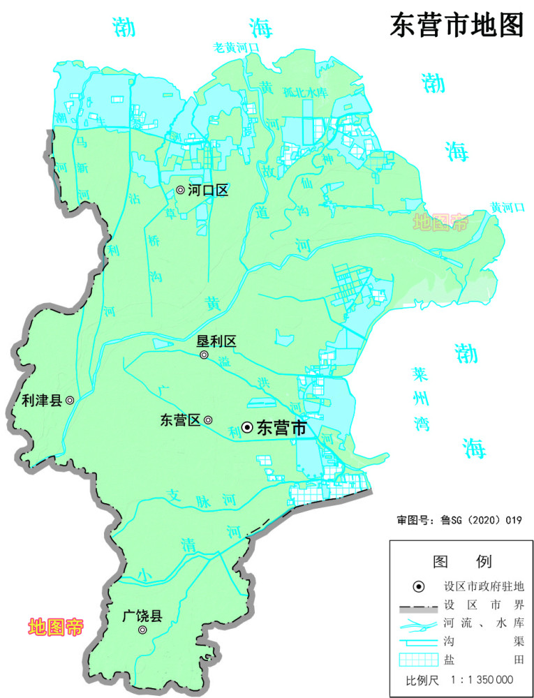 17张地形图快速了解山东省各市